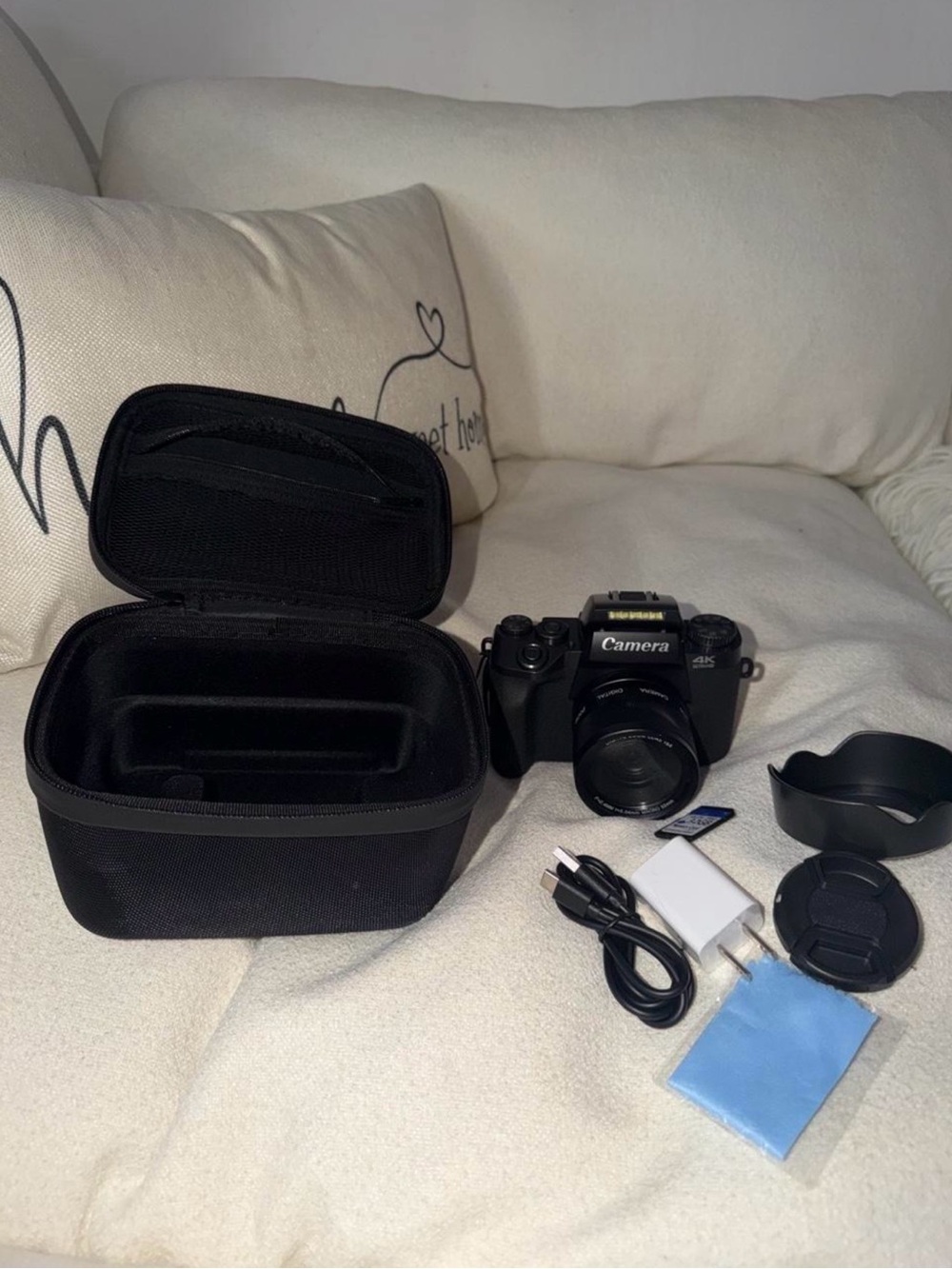 Amazon Black Digital Camera Bundle with Case and Accessories
